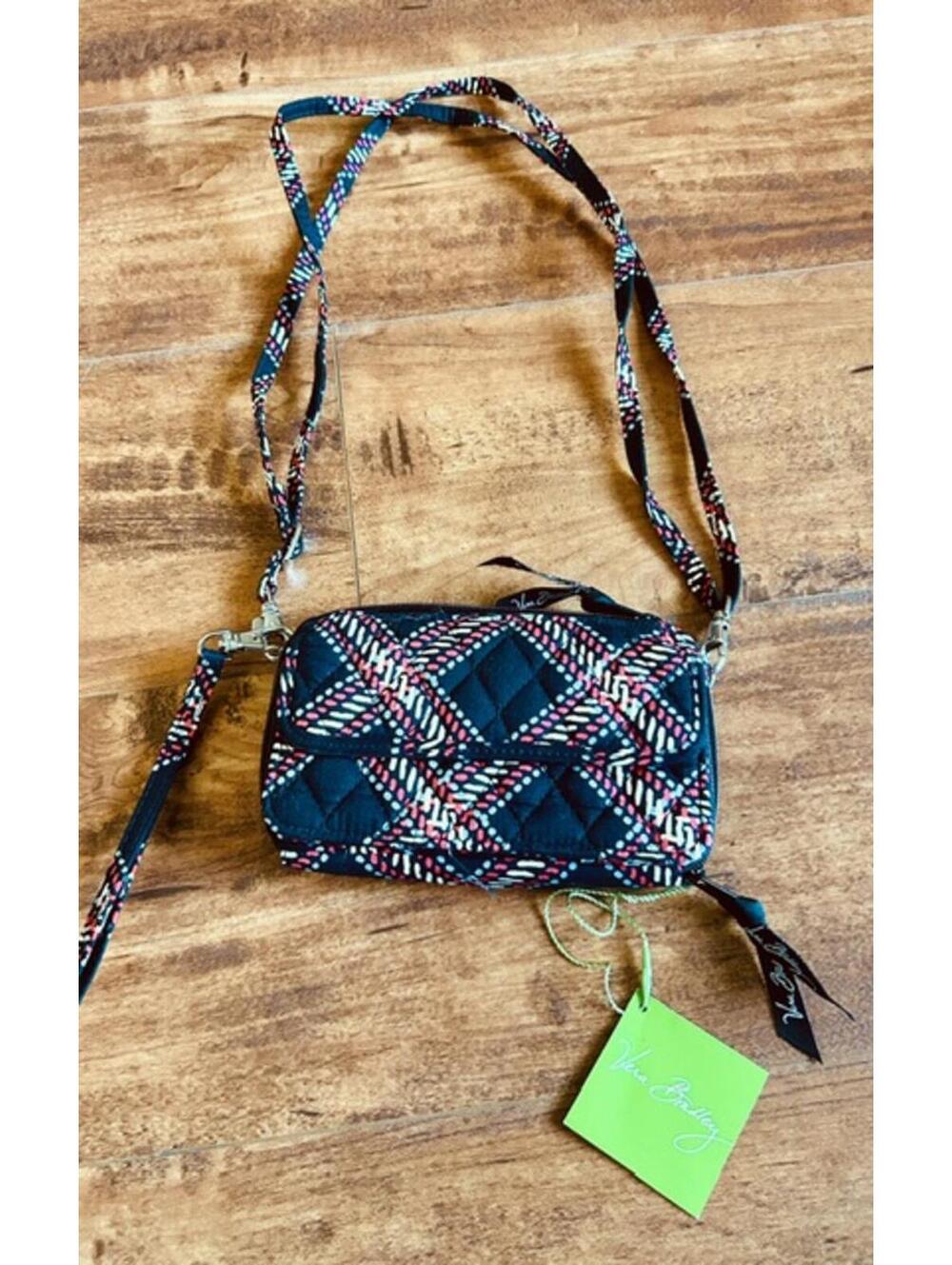 Vera Bradley NWT Quilted Crossbody Bag Multi Color Pattern